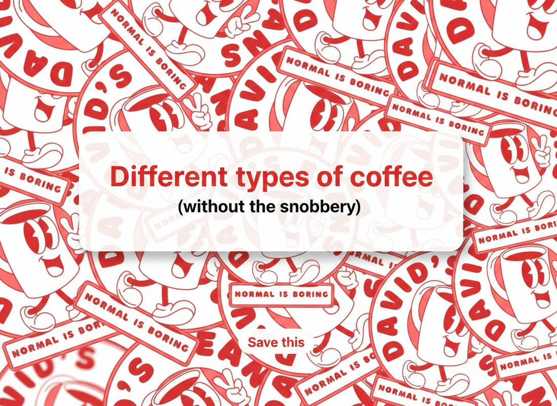 A Beginner-Friendly Guide to the Different Types of Coffee (Without the Snobbery)
