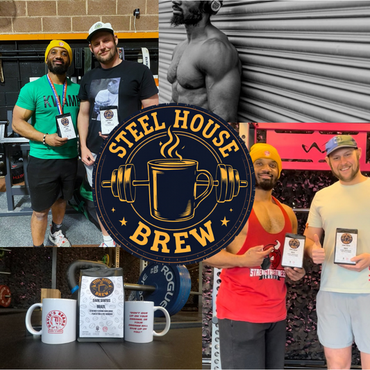 Introducing Steel House Brew: The Ultimate Pre-Workout Coffee for Powerlifters and Bodybuilders